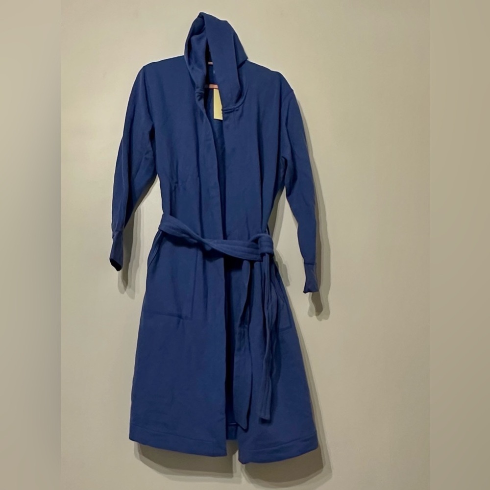 Unisex Recliner NYC brand Dreamtech fleece-lined hooded robe NWT small/Medium